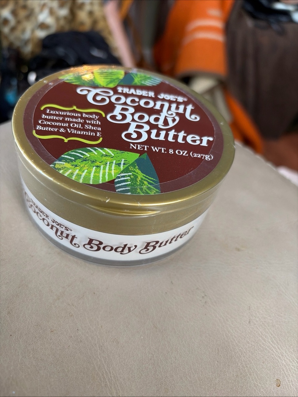 Trader Joe's Coconut Body Butter -227g/8 oz. New Sealed!